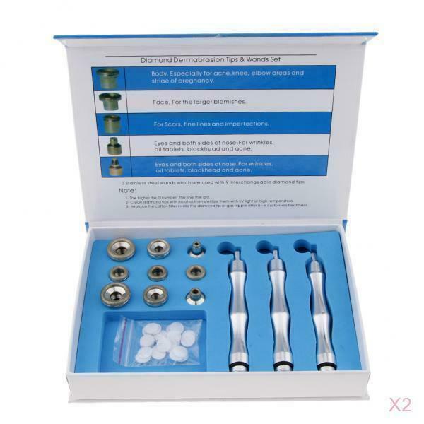 2 set Cotton Filters Diamond Dermabrasion Machine Replacement Tips+Wands
