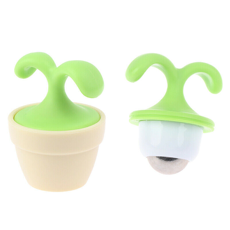 Potted Plant Roller Ball Bead Relaxation Desk Decor Handheld Body Manual .l8