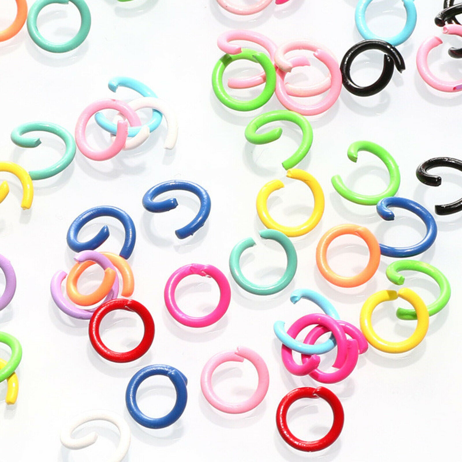 300Pcs 10mm Jump Ring for Jewelry Making, Open Jump Rings for Keychains Earring