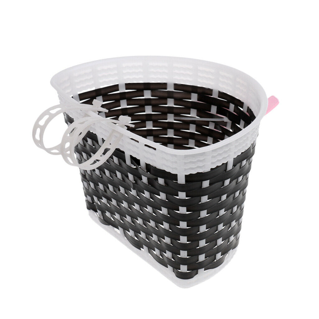 Junior Child Kids Bicycle Bowknot Front Basket + Handlebar Streamer Tassels