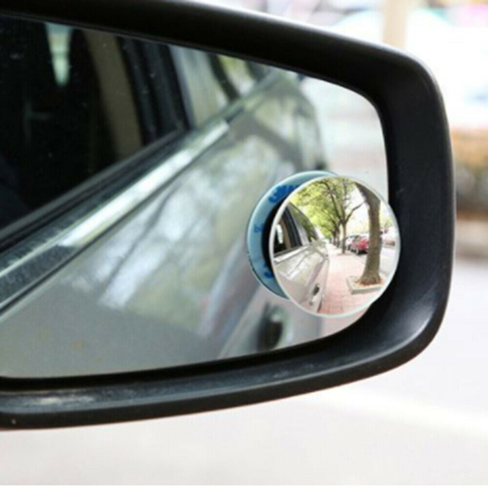 Frameless 360Â° Rotate Adjustable HD Glass Convex Mirror Maximize Car RearView