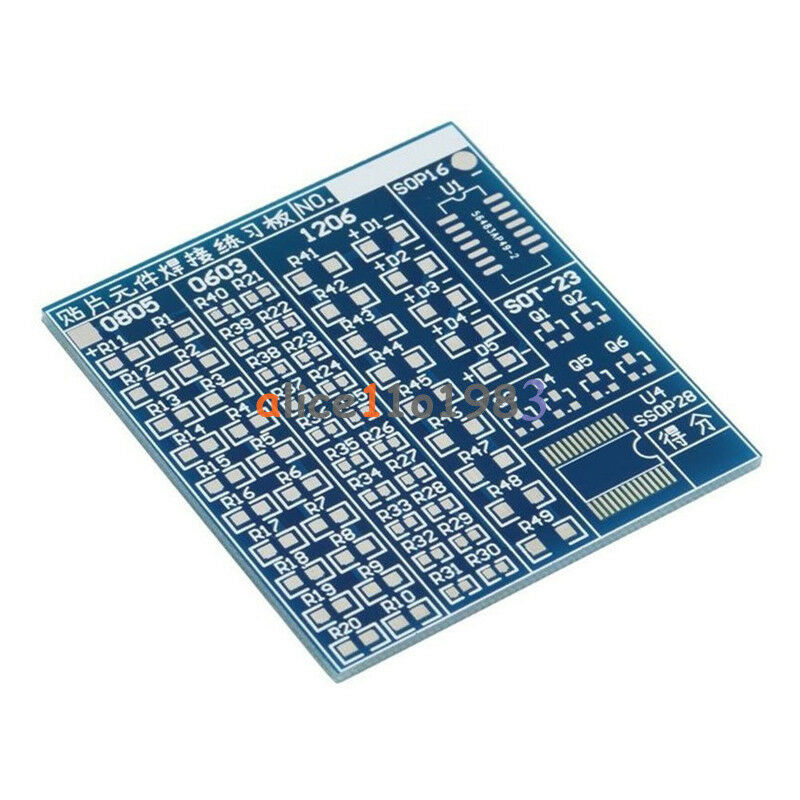 2PCS 5V SMT SMD Component Welding Practice Board for Soldering Practice DIY Kit
