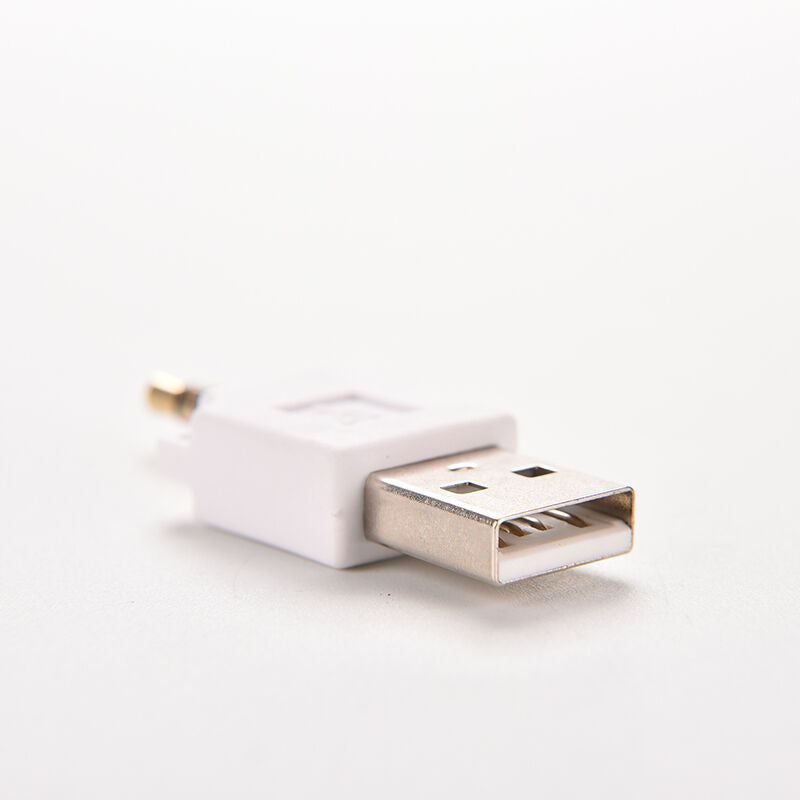 Unique 2X 3.5mm Male AUX Audio Plug Jack to USB 2.0 Male Converter Adapte.l8