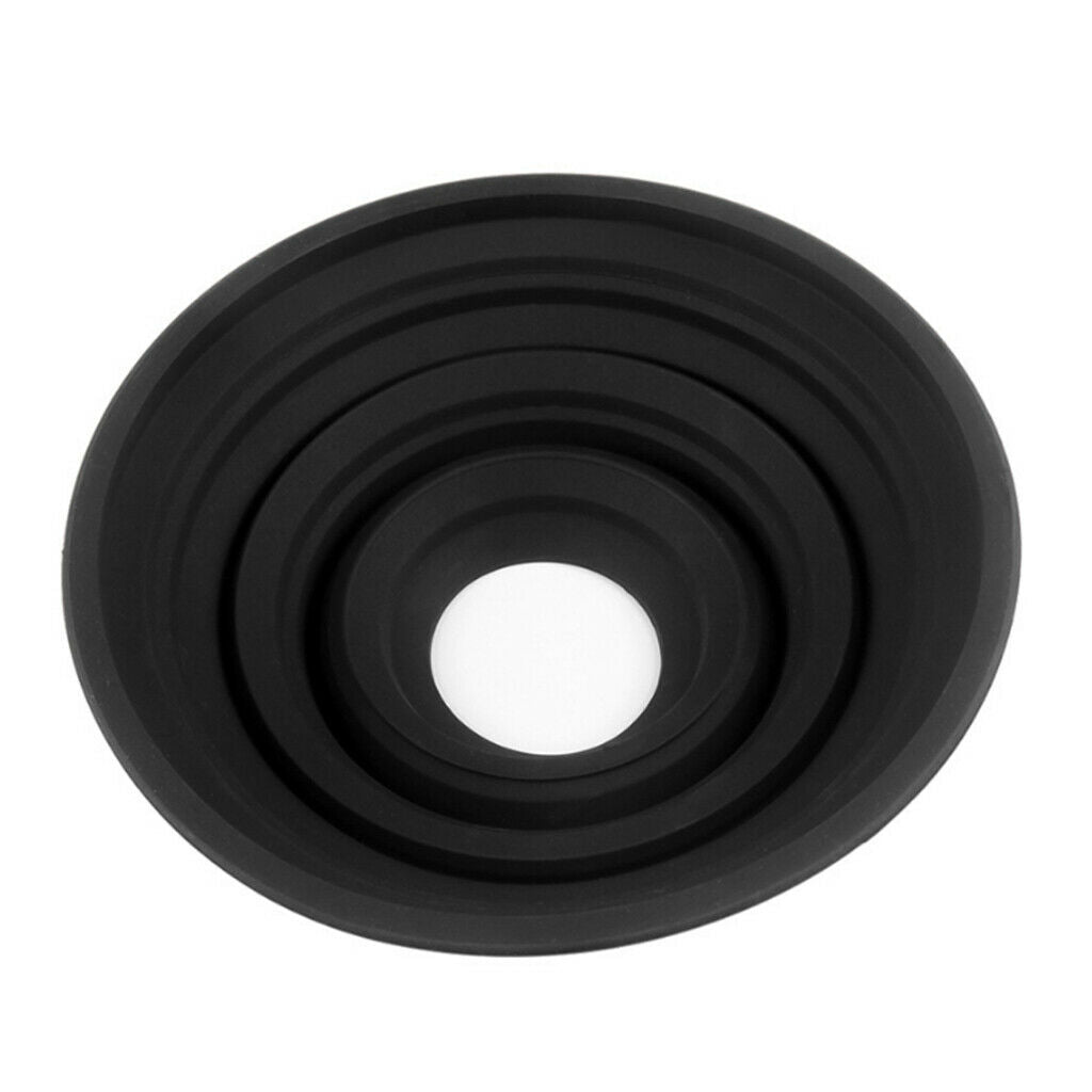 Set of 2 S & L Anti-Reflective Silicone Lens Hood Cover for Camera Lens