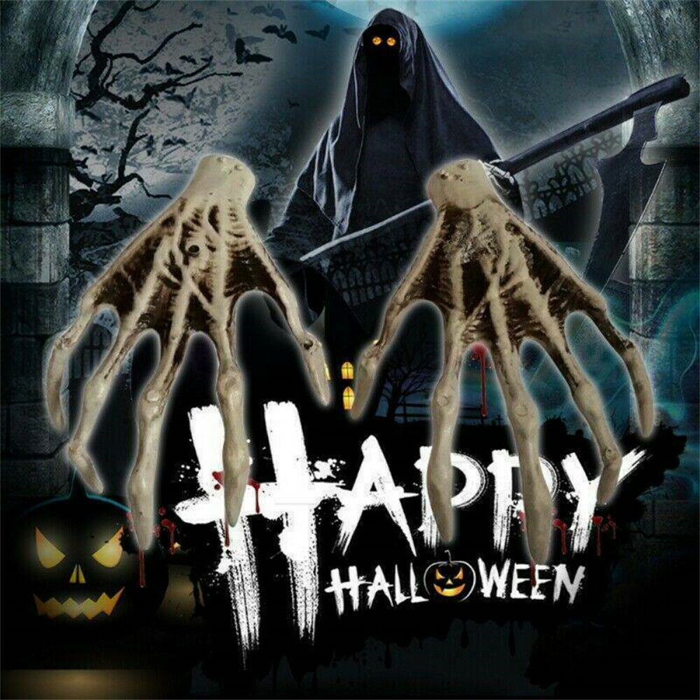 Plastic Skeleton Hand Haunted House for Halloween Decoration Halloween Party