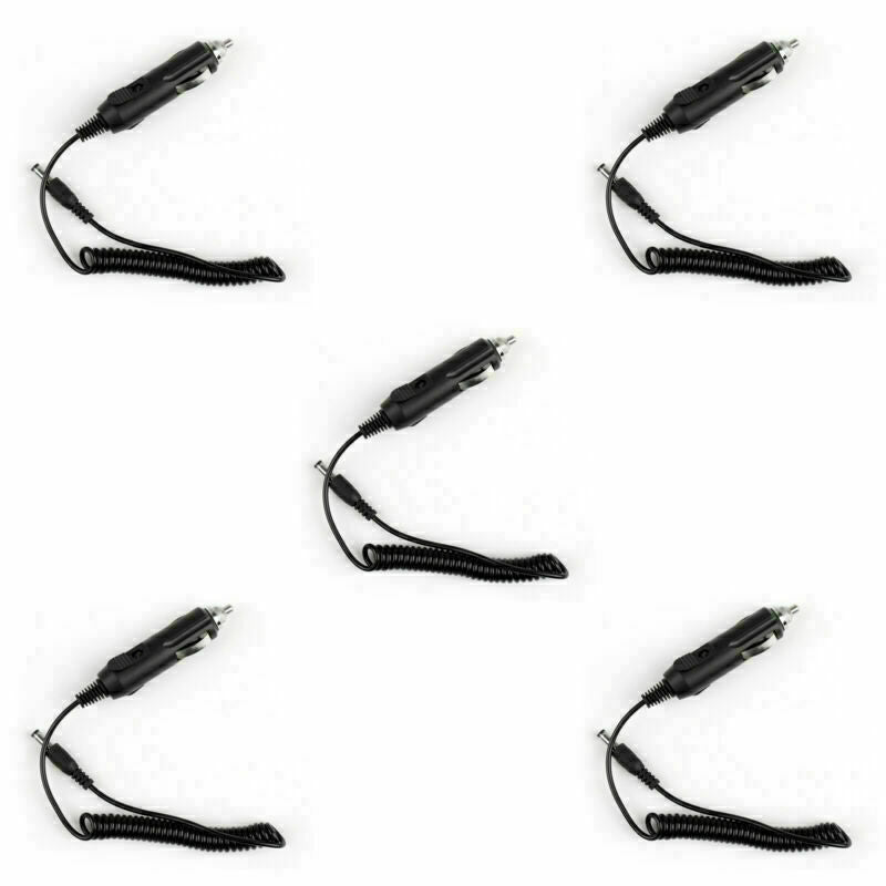 5Pcs Interphone Car Charger Adapter Cable For BaoFeng UV-5R Walkie Talkie!