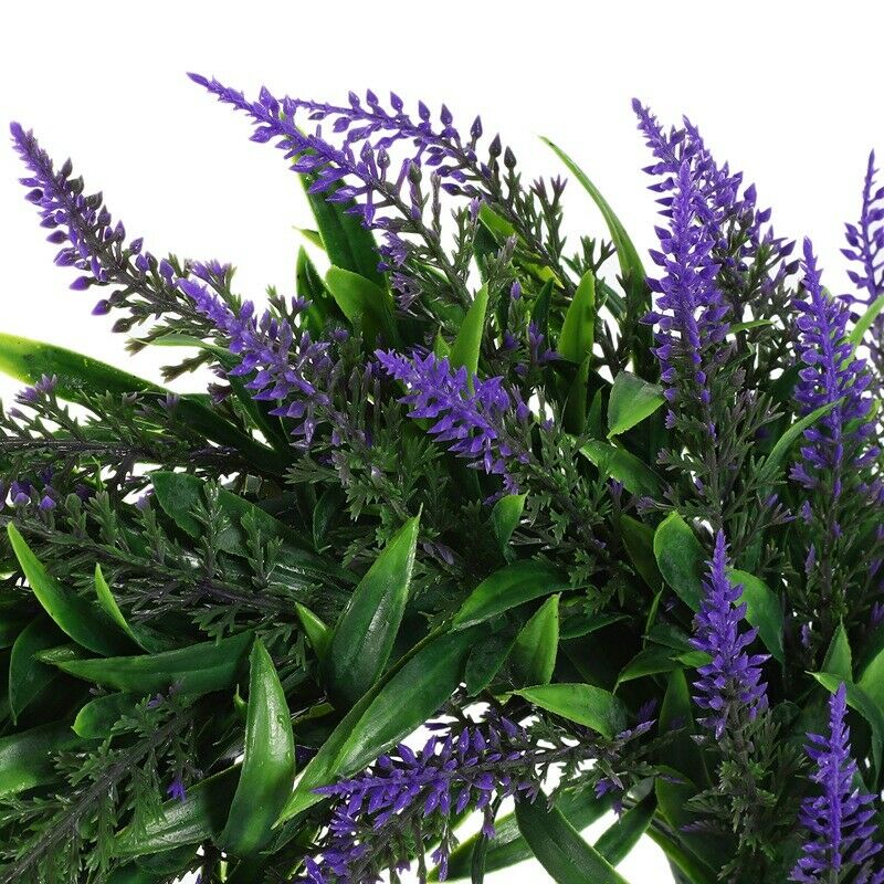 Artificial Flower Garland Silk Lavender Wreath Romantic Fresh Style Wedding DeF7