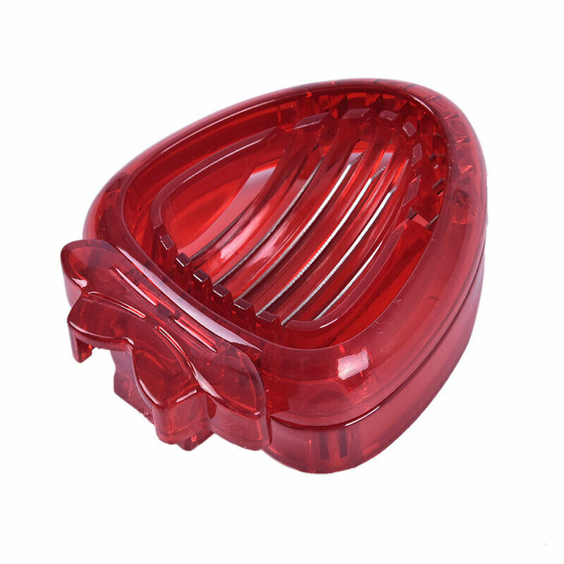 Chic Strawberry Berry Stem Gem Leaves Huller Remover Fruit Slicer Cutter .l8