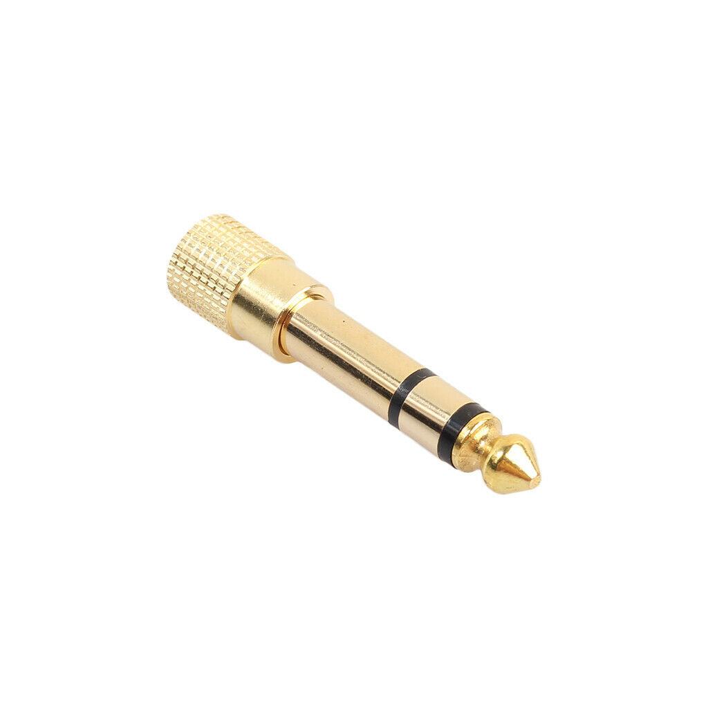 4 Pieces 6.35 Mm 1/4 '' Socket to 3.5 Mm 1/8 '' Stereo Headphone Jack Adapter