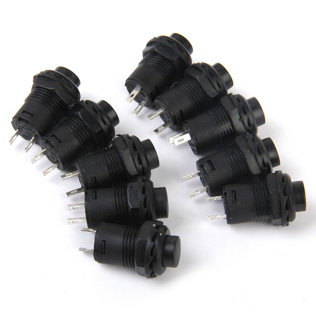 10pcs Momentary Push Button Switch / Press the Reset Momentary (On Off)