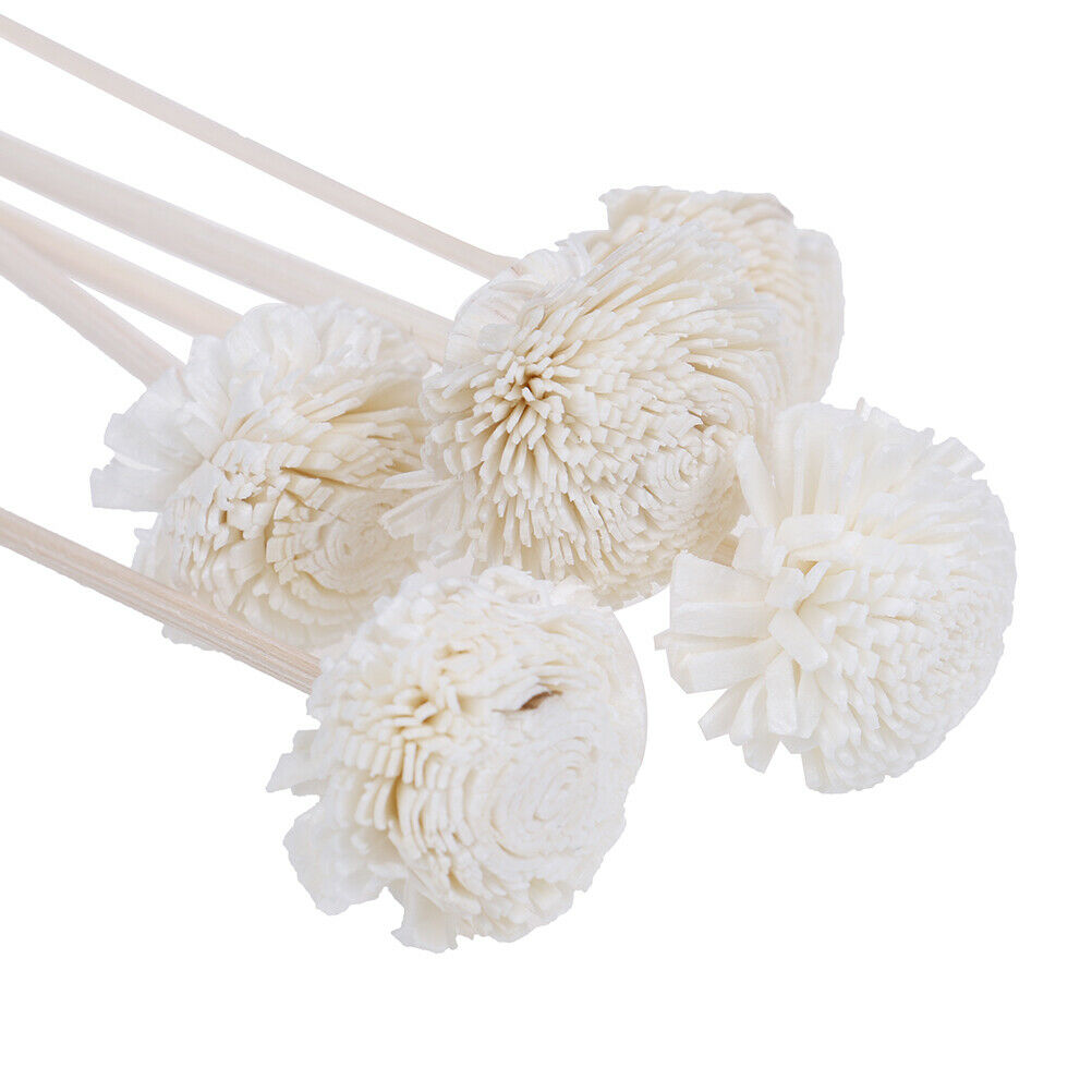 5pcs Flower Rattan Reeds Fragrance Diffuser Non-fire Replacement Refill S.l8