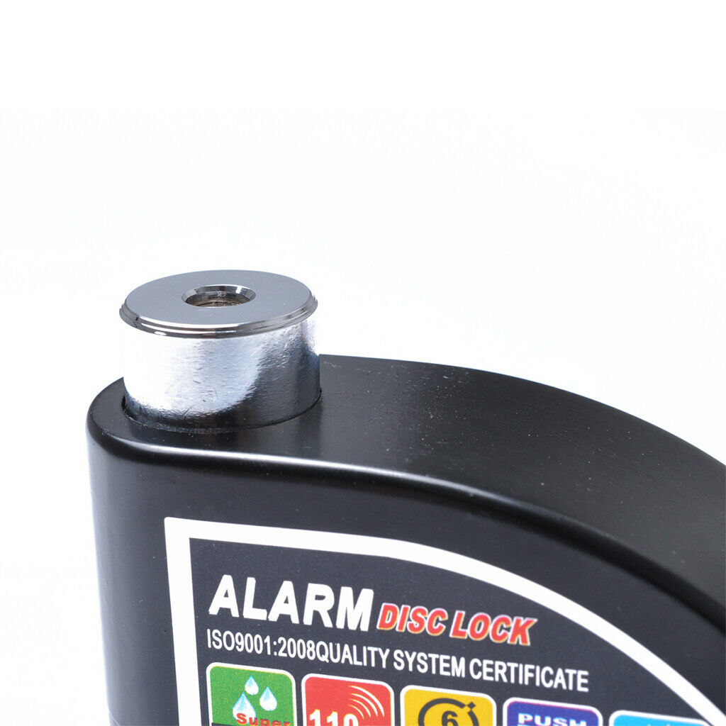 Motorcycle Disc Brake Lock, Aluminum Alloy Security Anti-Theft Alarm Locks