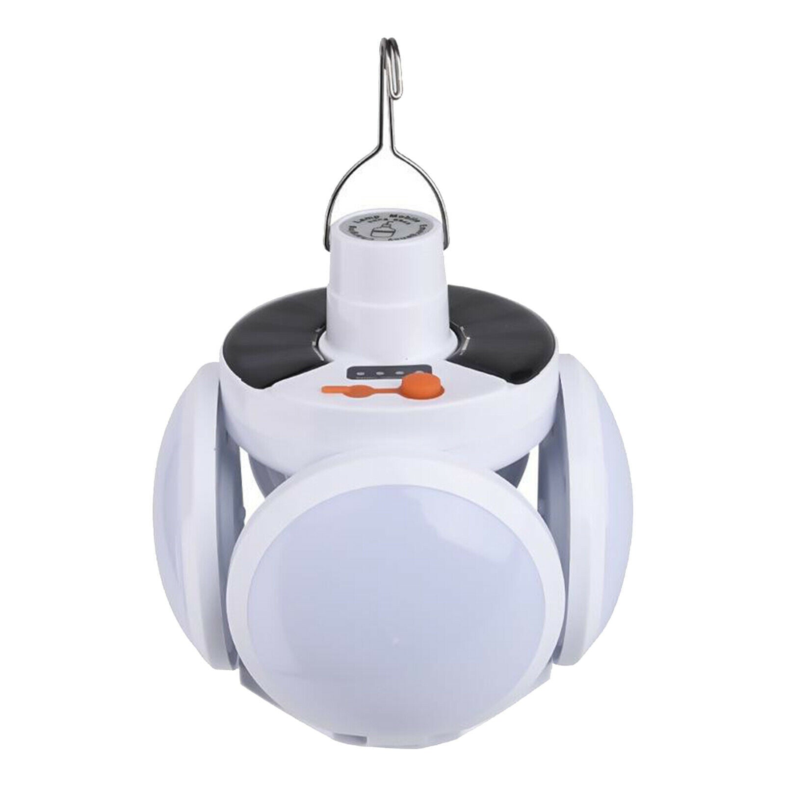 Portable Foldable Football Bulb 5 Leaves Camping Solar Lamp Tent Light