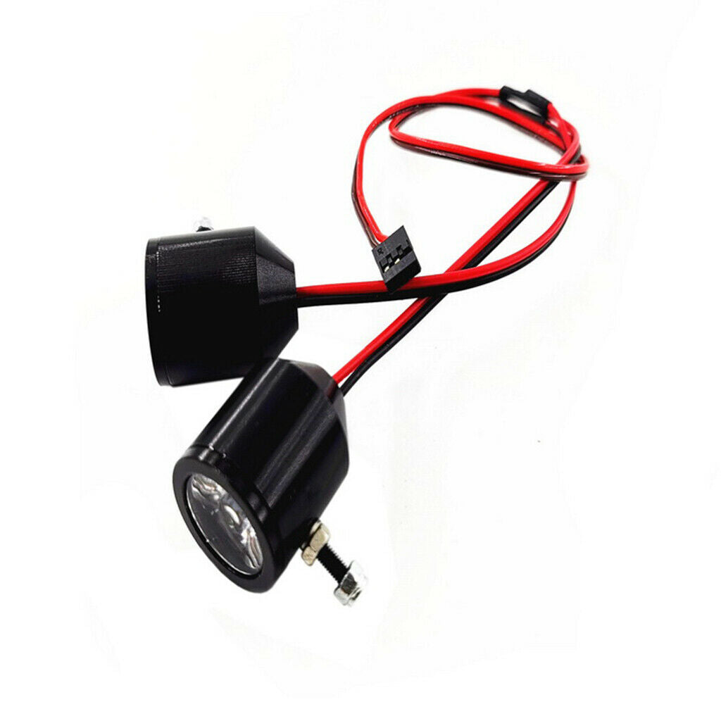 LED Spotlight Headlight Headlamp for 1/7 RC Clawler 1/5 Car Parts Upgrade