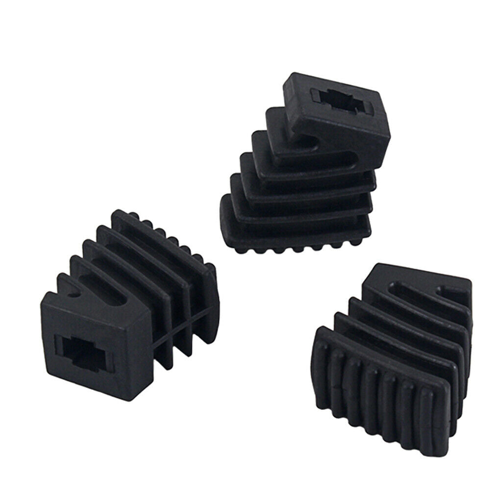 3 Pieces Small Rubber Feet Drum Rack System Feet for Drum Hardware Cymbal Stands