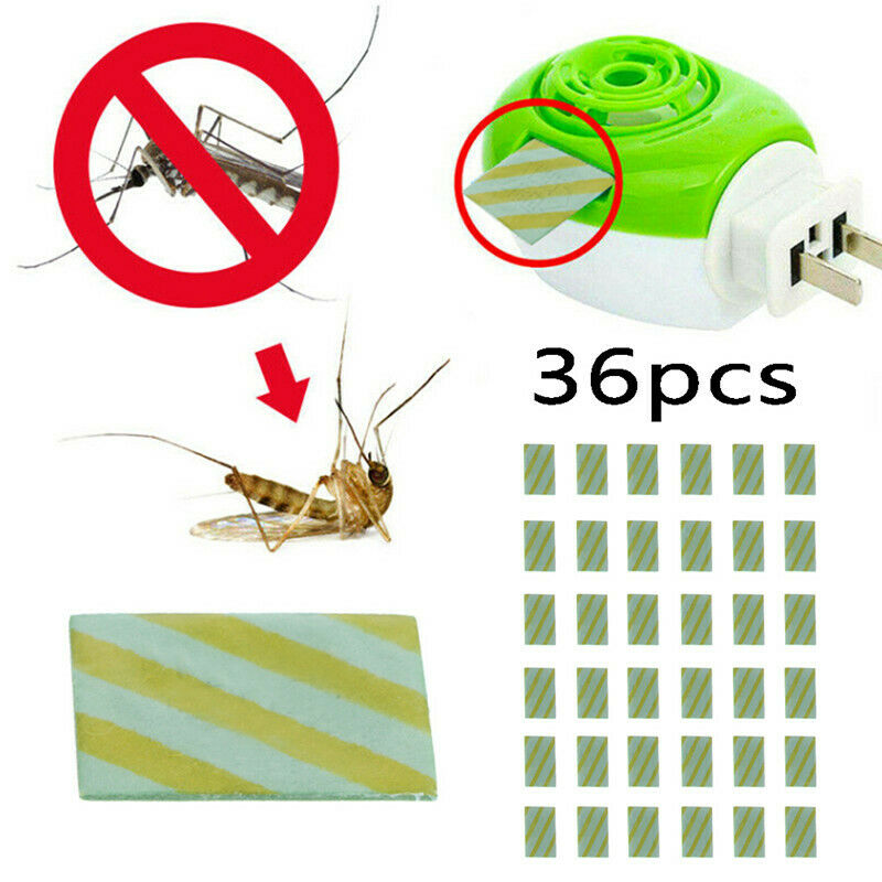 36Pcs Mosquito Repellent Insect Bite Mat Tablets Refills Replace Pest Repelle CH