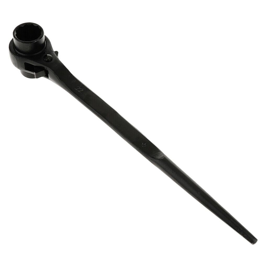 19-22mm Scaffold Podger Ratchet Spanner Hand Wrench Garage Workshop Tools - 31cm