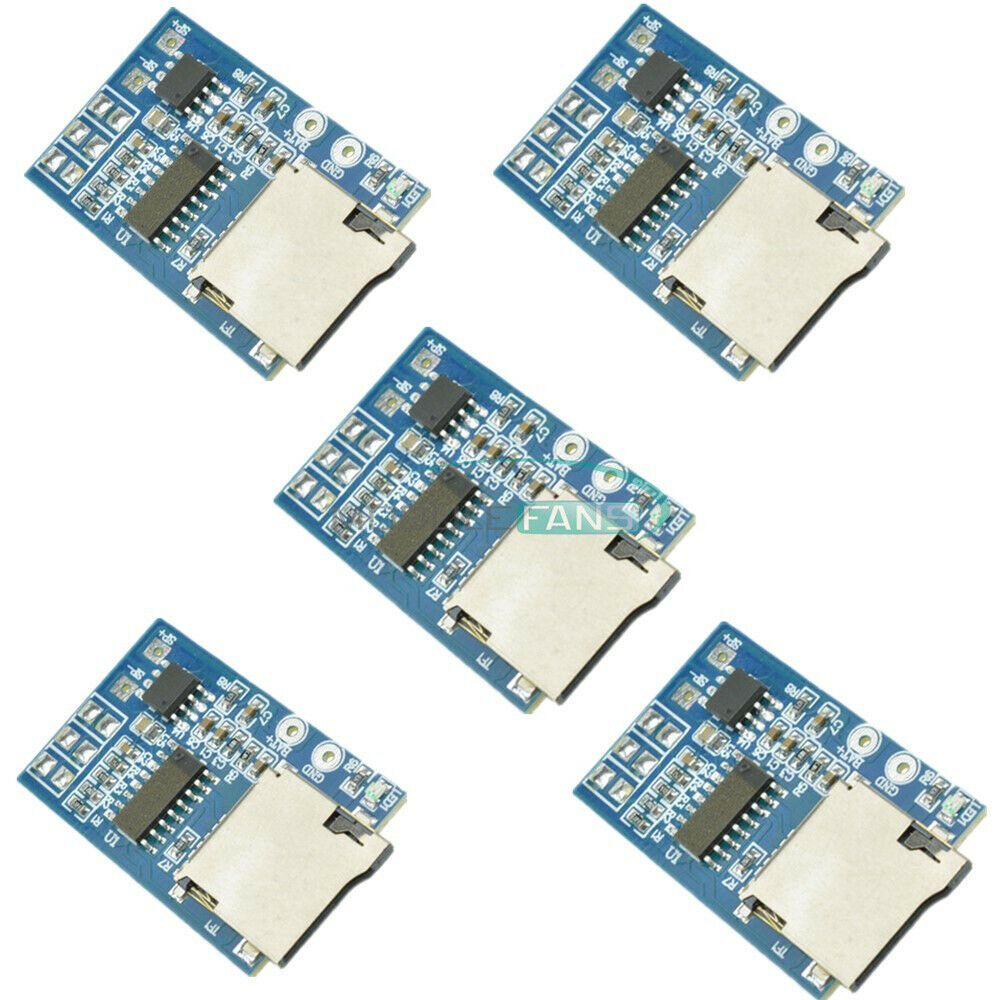 5PCS GPD2846A TF Card MP3 Decoder Board Amplifier Module 2W for Arduino