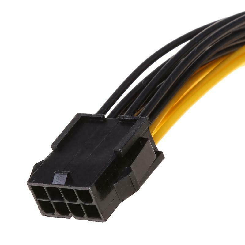 PCI-E 8Pin Female To Dual 8Pin(6+2) Male Graphics Video Card Power Supply Cable