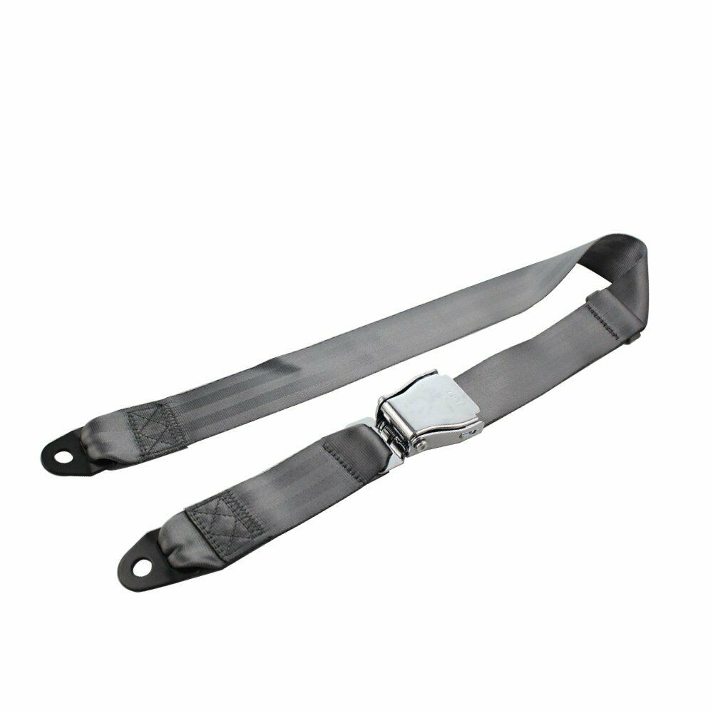 1Set 2 Point Harness Universal Auto Car Safety Belt Seat Belt Grey Fits HXXda