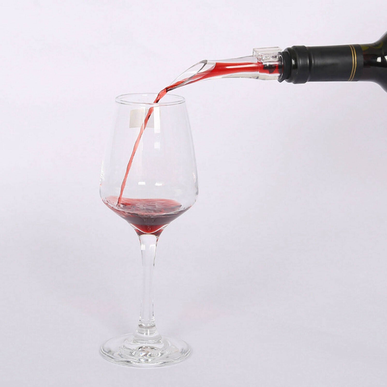 Acrylic Wine Pourer Decanter Bottle Pouring Spout Wine Kitchen Bar Accessory