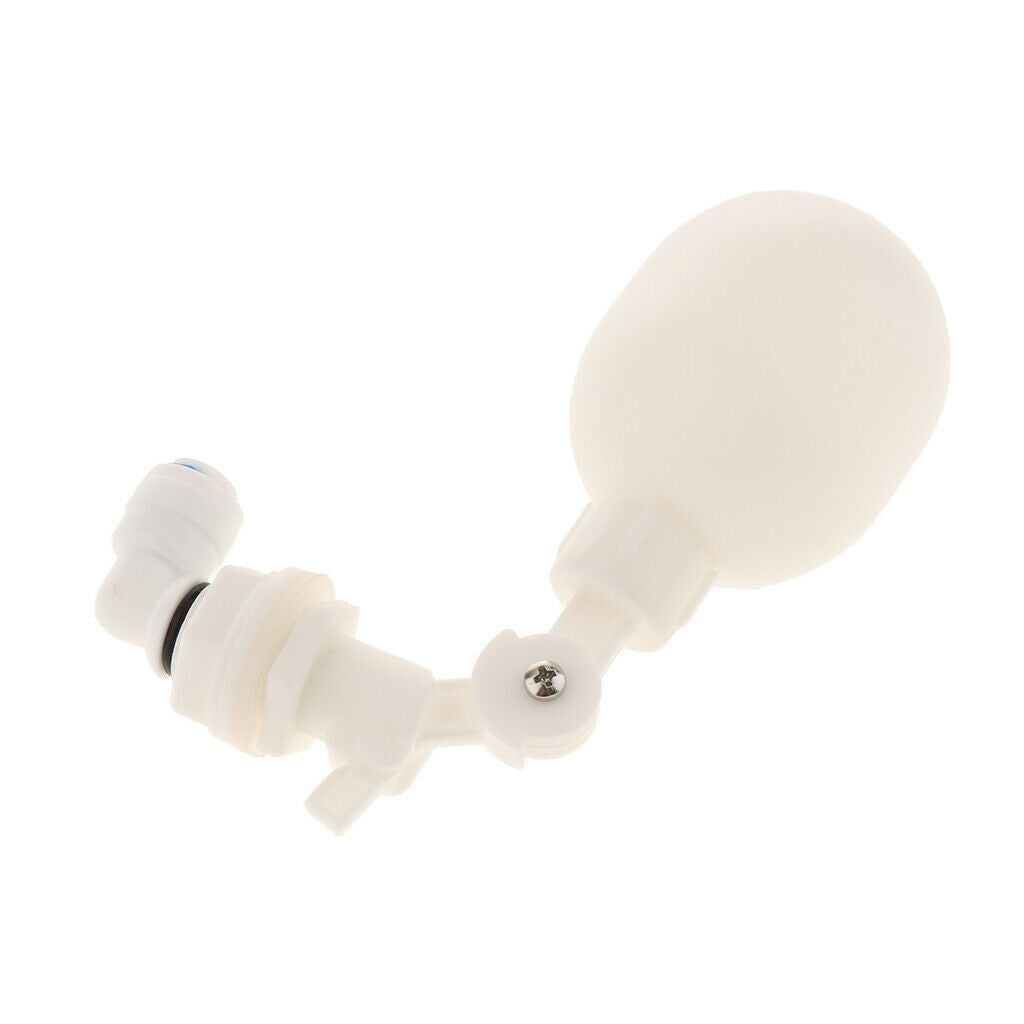 Float Valve Shut Off 1/4'' Automatic Fill Feed Fish Tank Aquarium RO Water