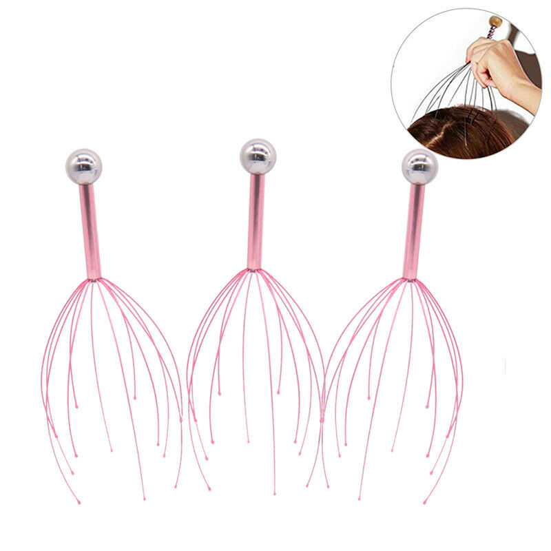 Octopus Head Scalp Relaxation Massager Scratcher Stress Release Health Ca.l8
