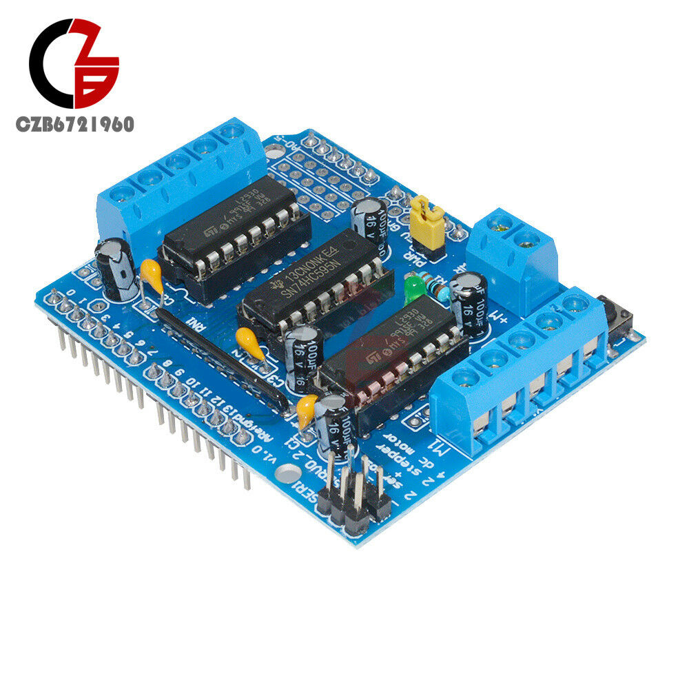 2PCS Motor Drive Shield Expansion Board L293D for Arduino Mega UNO Duemilanove