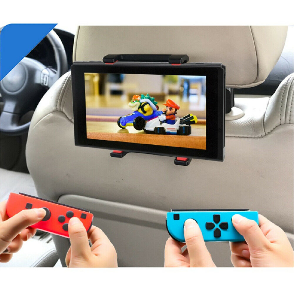 For NS Switch Console iPad Smart Phone and Tablet Headrest Car Adjustable Holder