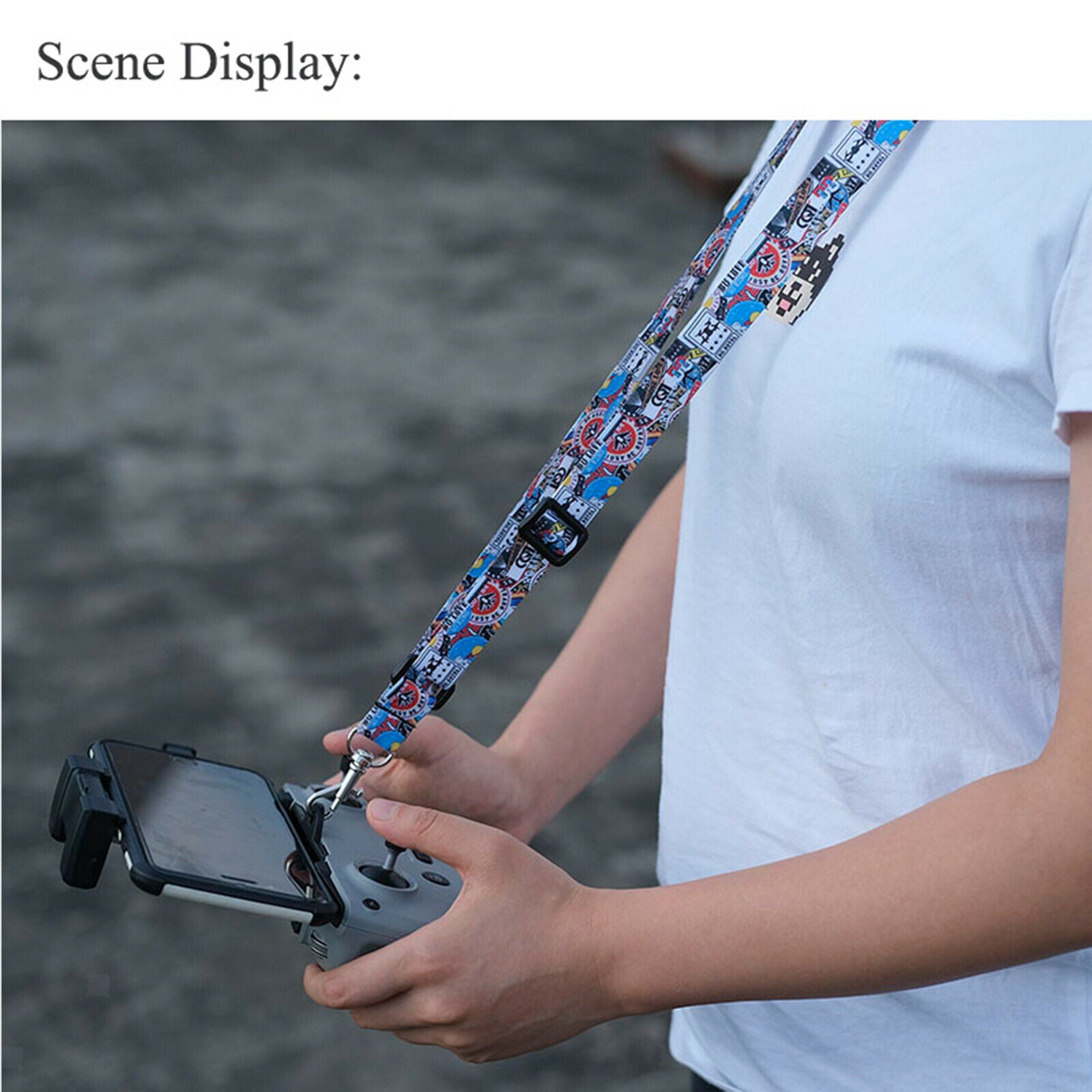 Adjustable Neck Strap Lanyard Sling w/Hook for DJI Mavic air 2s air2 mini2