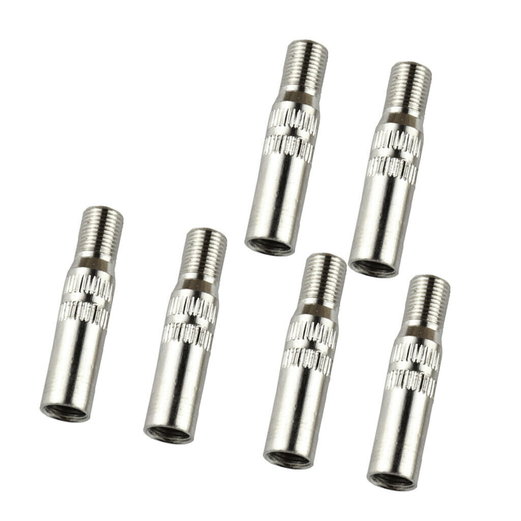 6 Pcs 39mm Car  Motorcycle Tire Valve Extension Caps IPS: 60 PSI Max
