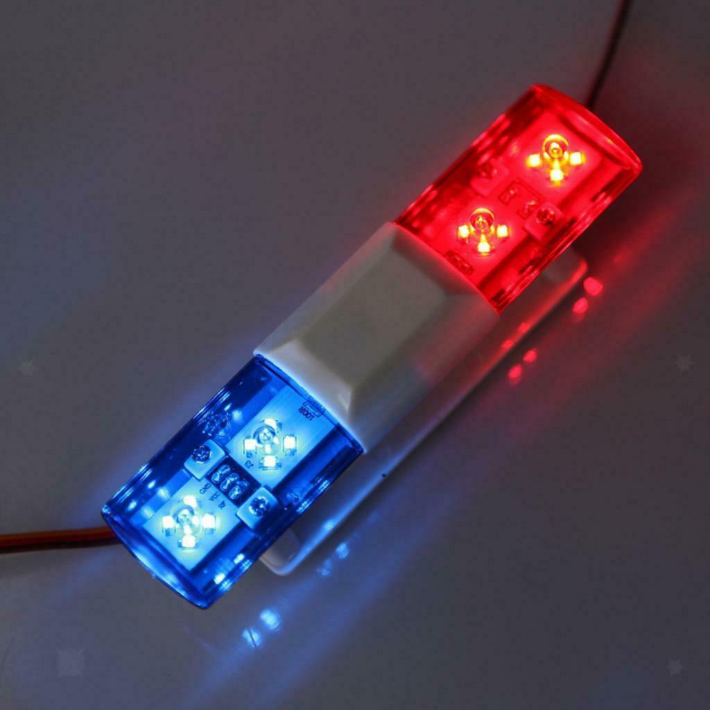 1x Durable alarm light LED lamp CH3 for 1:10 1: 8 RC caterpillar refit