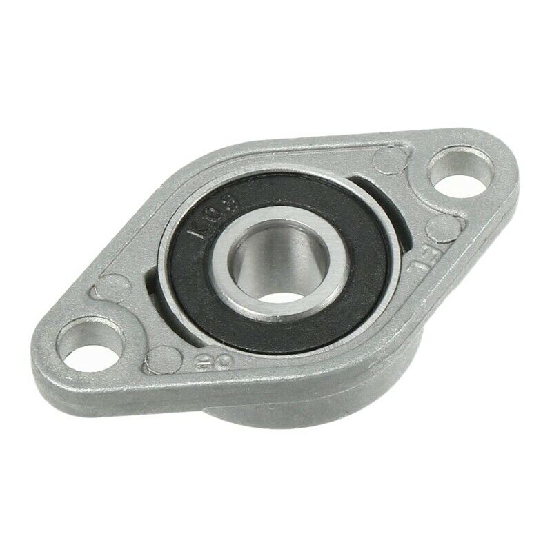 4Pcs Kfl08 Pillow Block Bea 8Mm Bore Diameter Zinc Alloy Rhombic Flange Bea FoI9