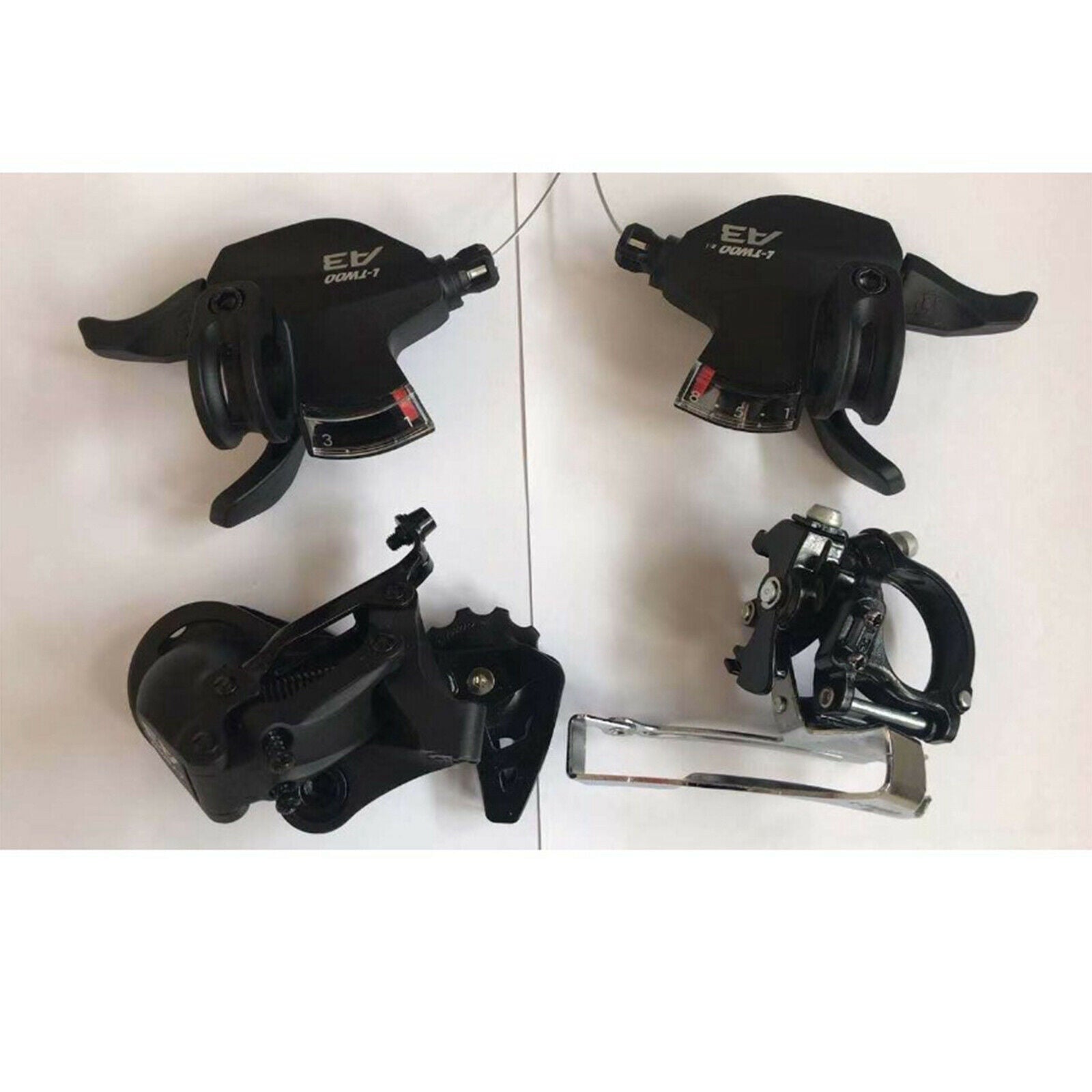 4pcs/set Front & Rear Derailleur Set A3 Right/Left Shift Lever Cycling
