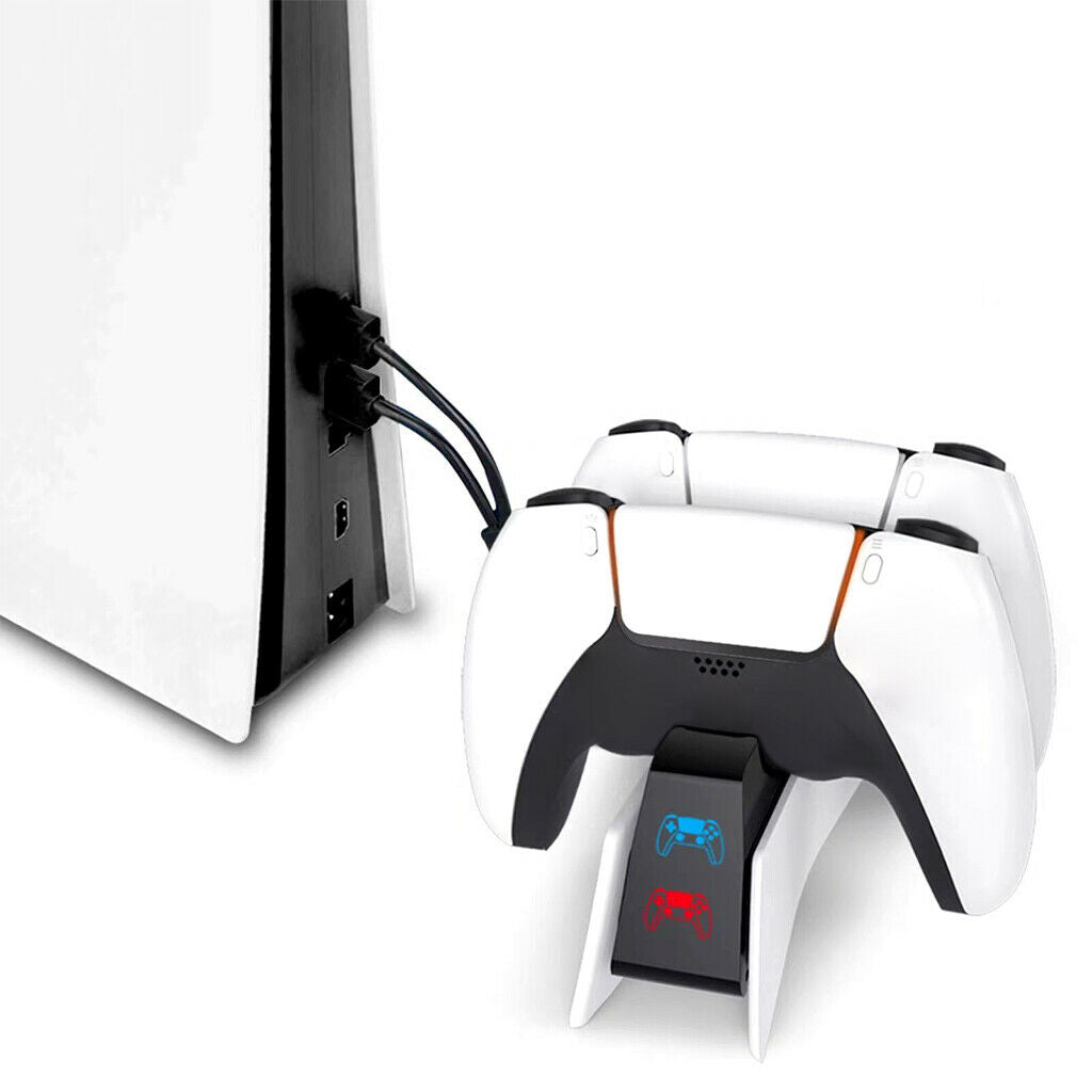 Controller Charger Station with LED Indicator For PS5 Controllers Gamepads