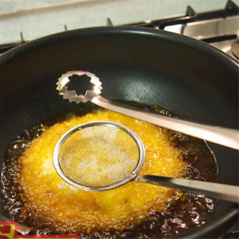 Multi-function Filter Spoon With Clip Oil-Frying Salad  Filter Kitchen .l8