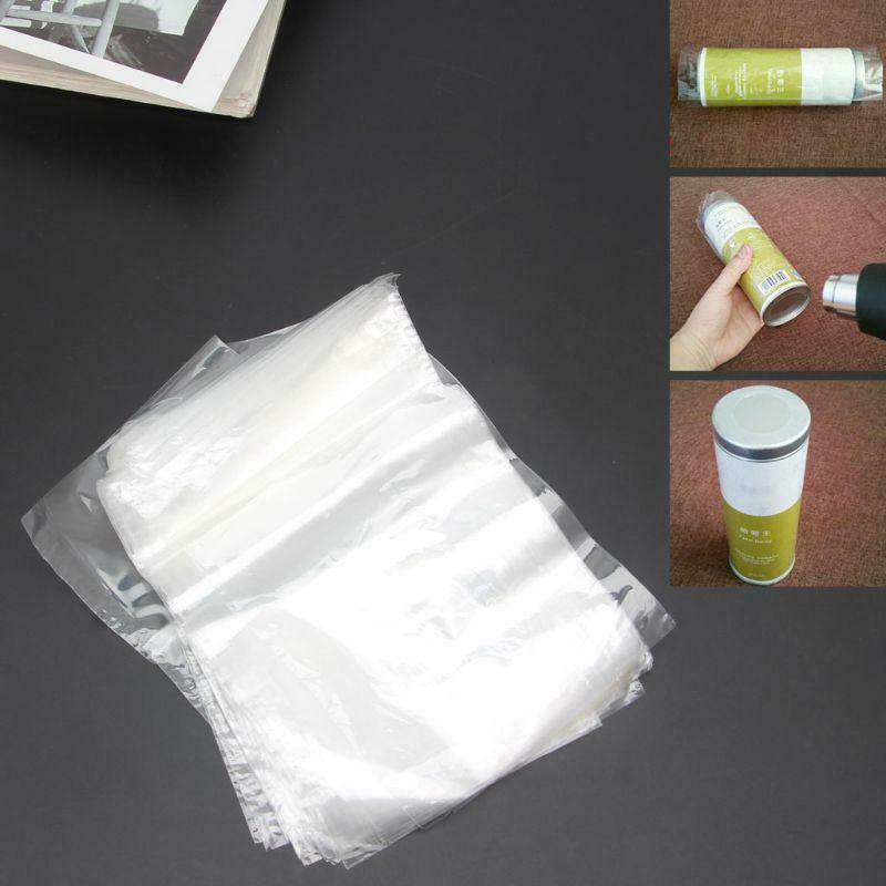 4X6 Inch 100 Pack Clear Heat Shrink Wrap Bags for Soaps Candle Jars Small Gifts