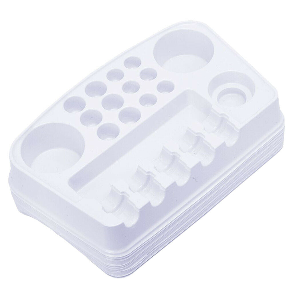 Set of 10 Disposable Ink Holders for Microblading Pigment Glue for