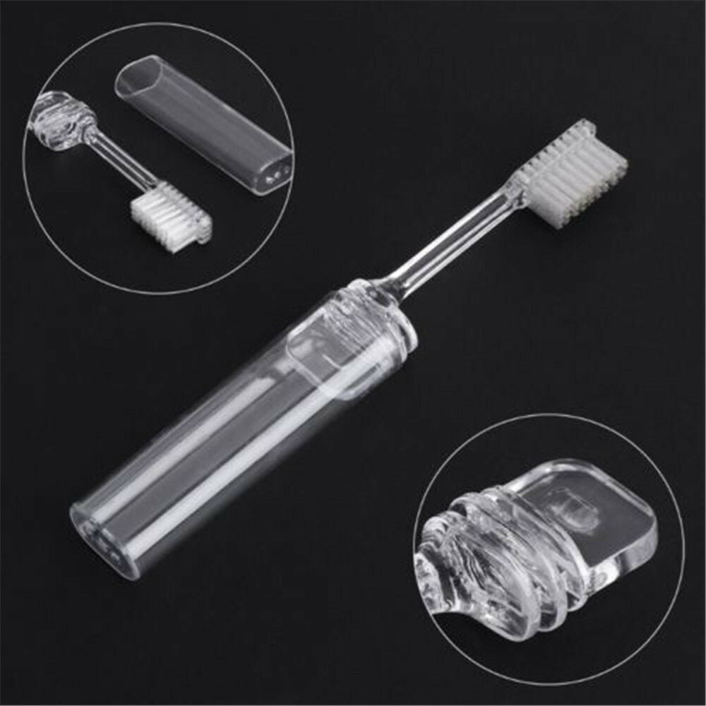 Portable Folding Outdoor Travel Camping Toothbrush Foldable Tooth Brush Case UK