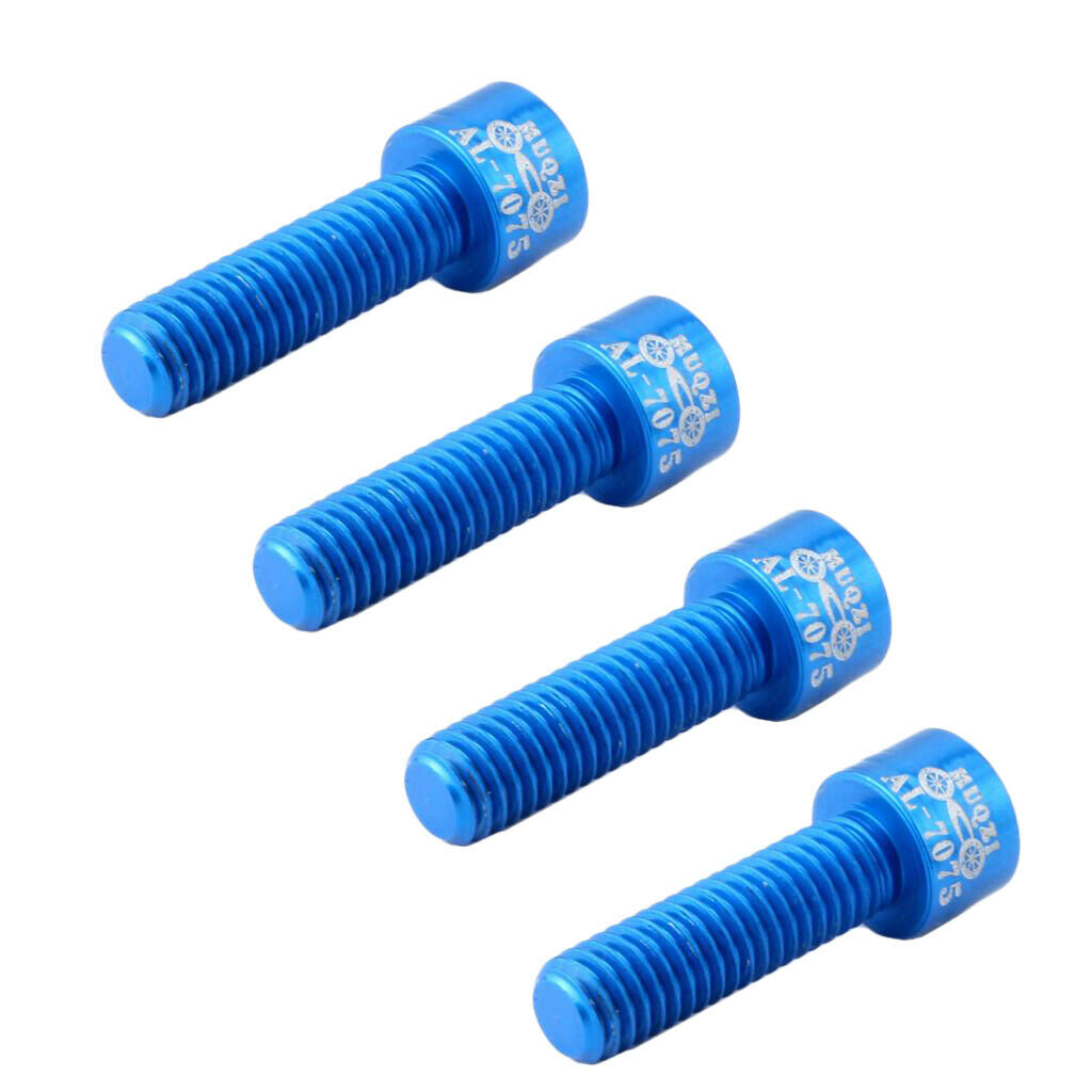 8 Pieces Road Bike M5x17mm Bicycle Handlebar Mounting Screw Stem Bolts