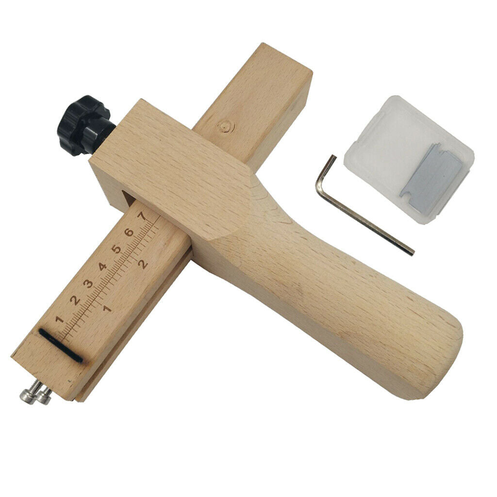 Adjustable Wood Craft Strip & Strap Belt Cutter Leather Hand Cutter