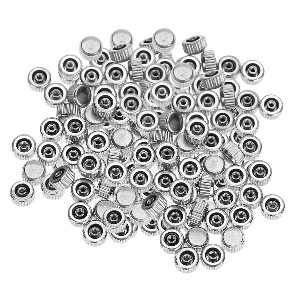 100pcs Waterproof Watch Crowns Repair Or