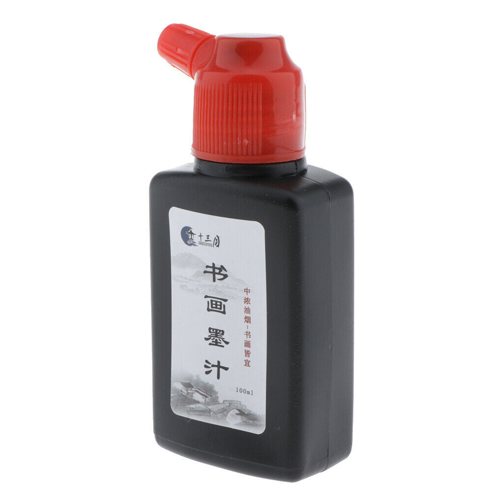Sumi Ink 100ml Perfect for Calligraphy, Manga, Illustrations, Prints, Office