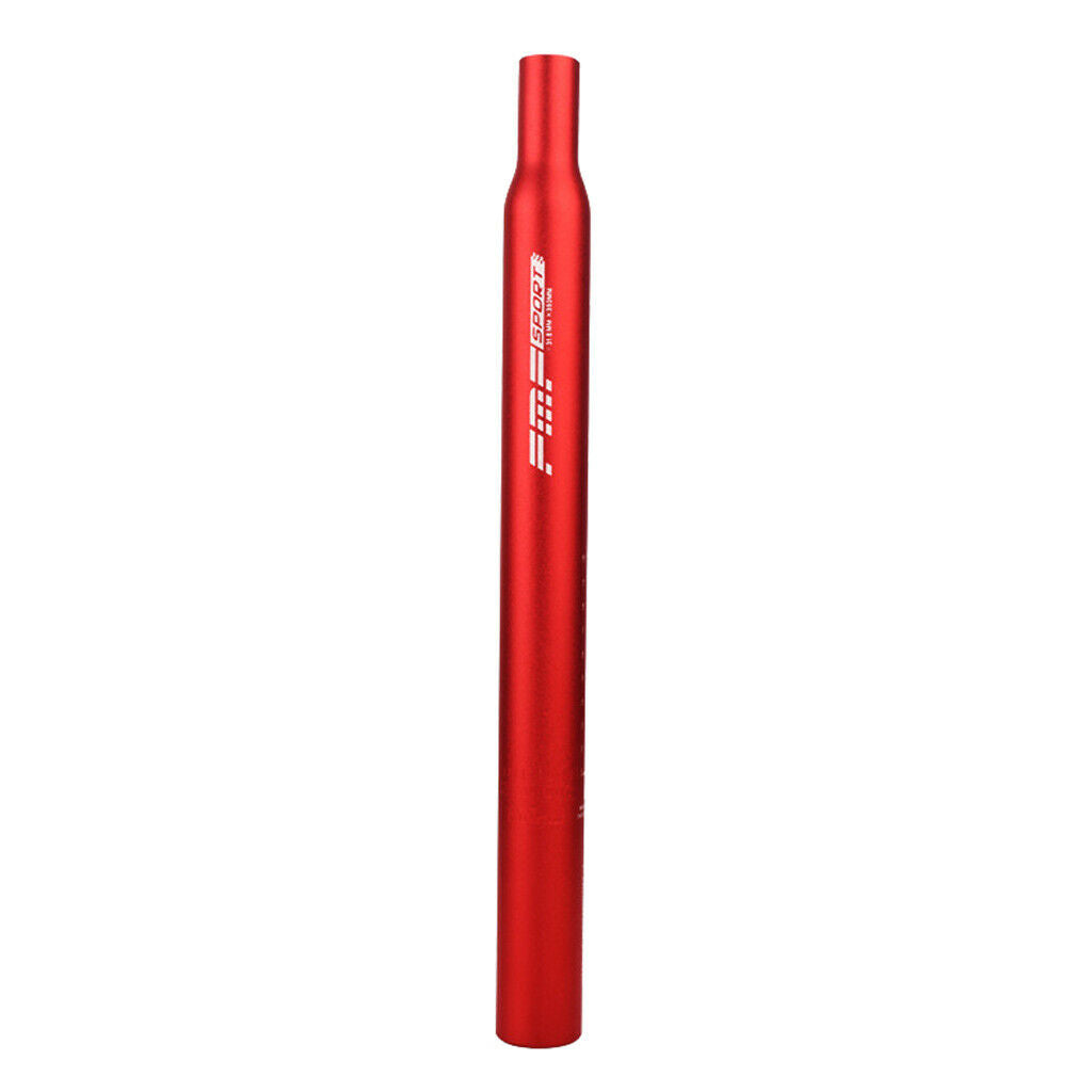 Straight Bike Bicycle Seatpost Suspension Seat Post Red 31.6x350