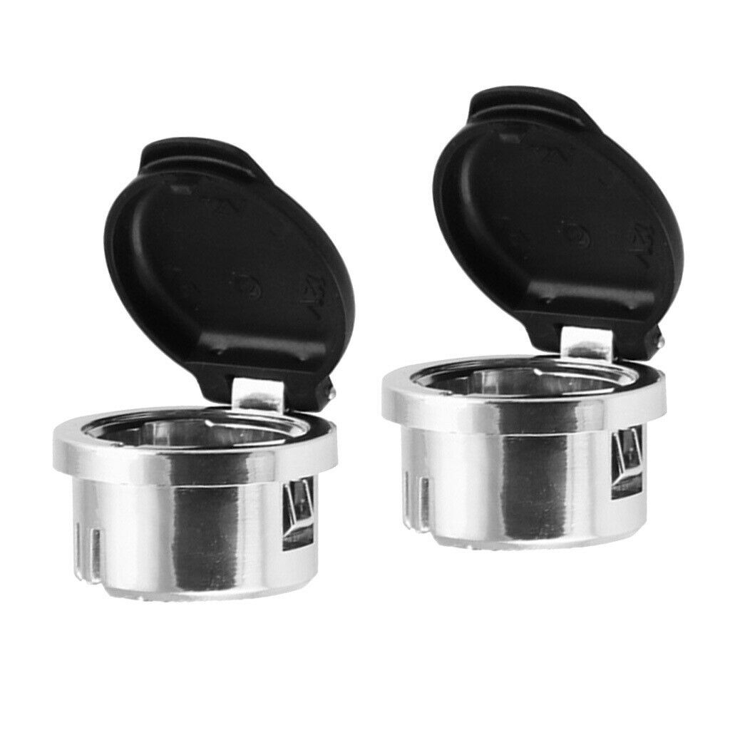 2x Cigarette Lighter Dust Cover Protection Outlet Cap For Chevrolet Suburban