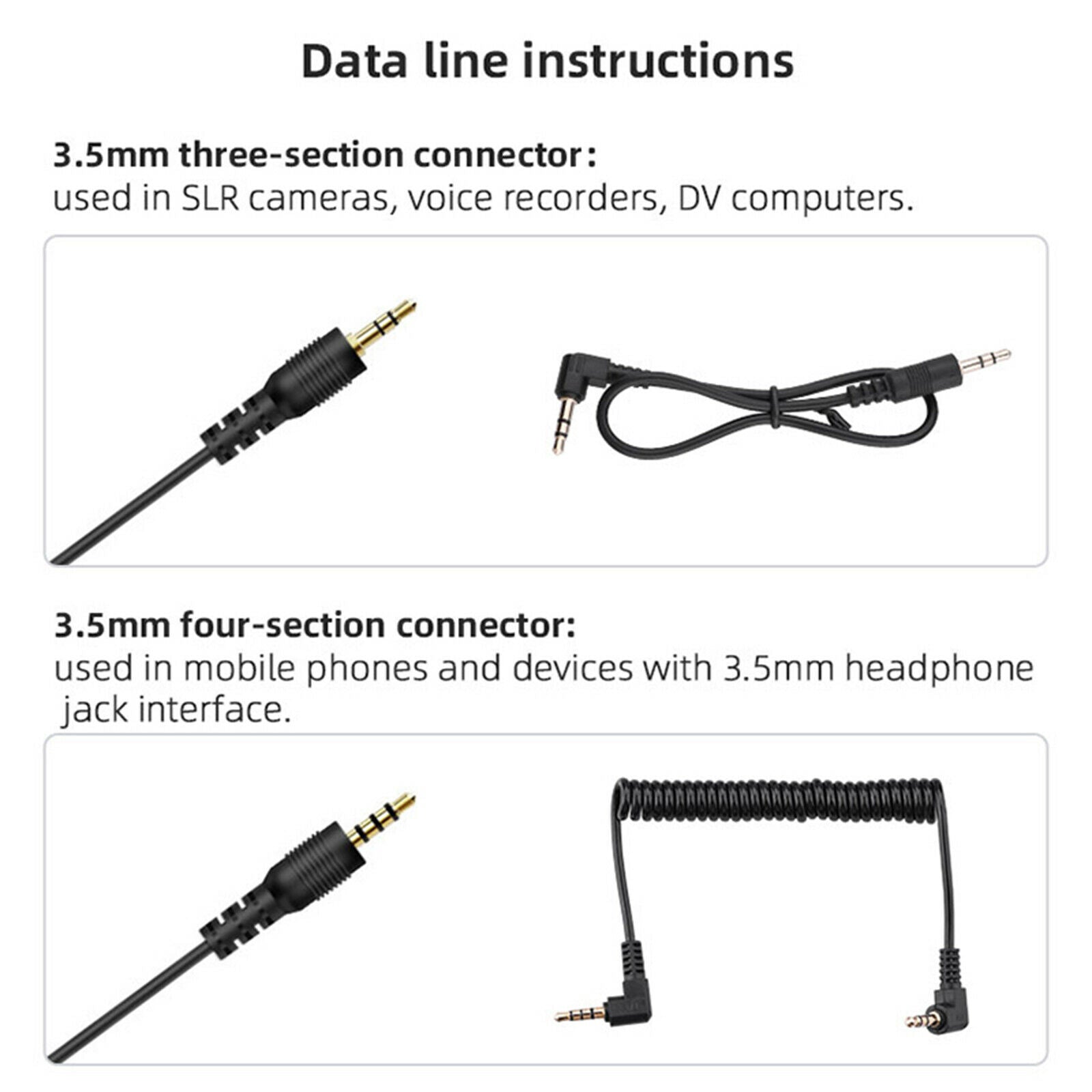 Camera Microphone Universal Mini Mic Video for Presentations Mobile Phones
