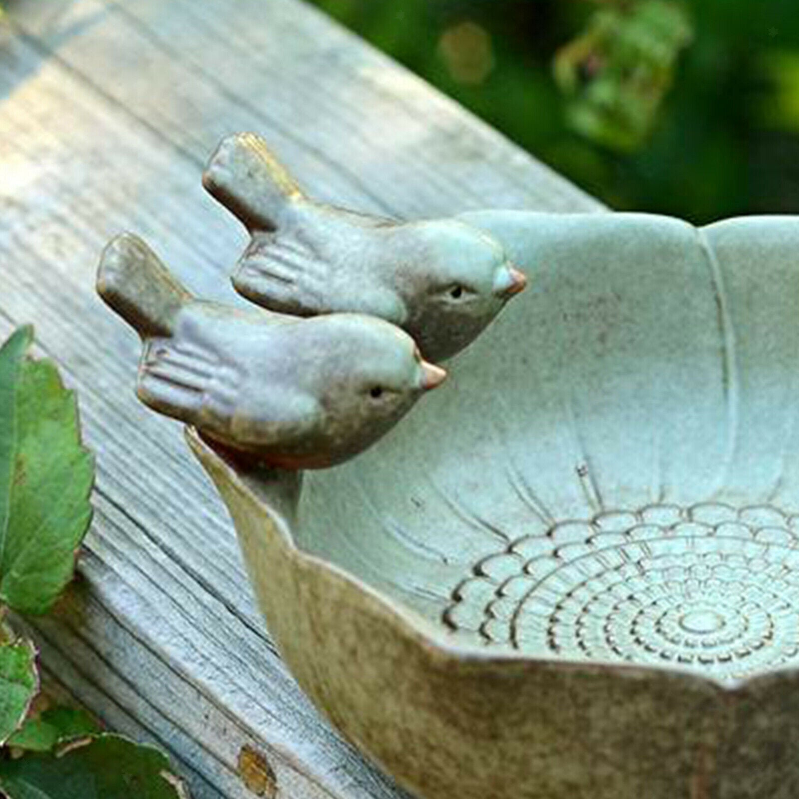 Bird Bath Bird Feeder Statue Flower Pot Home Furnishing Outdoors Decor