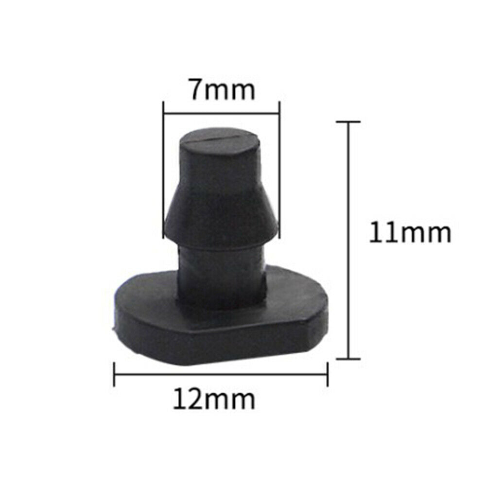 100Pcs 1/4" Garden Hose Plug End Water Seal 4/7 Hose Connectors Irrigation Plug