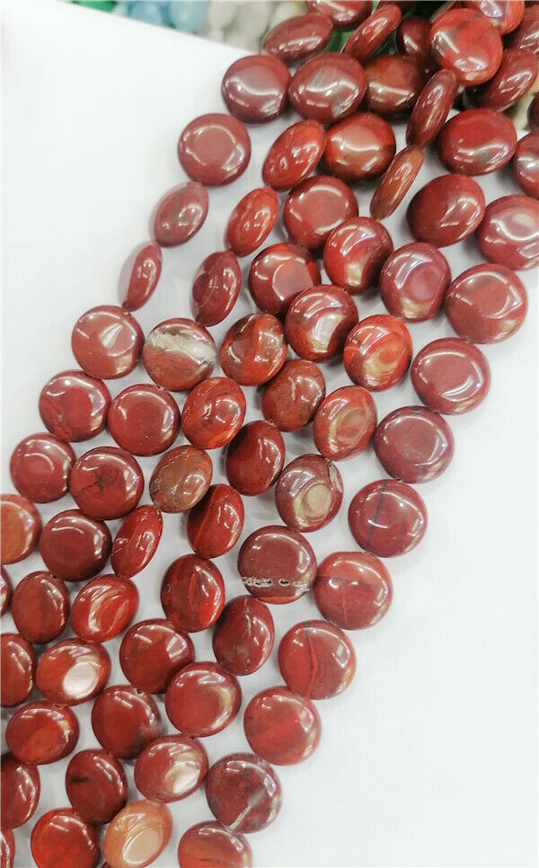 1 Strand 16x5mm Natural Rainbow Jasper Round Spacer Loose Beads 15.5inch HH8795