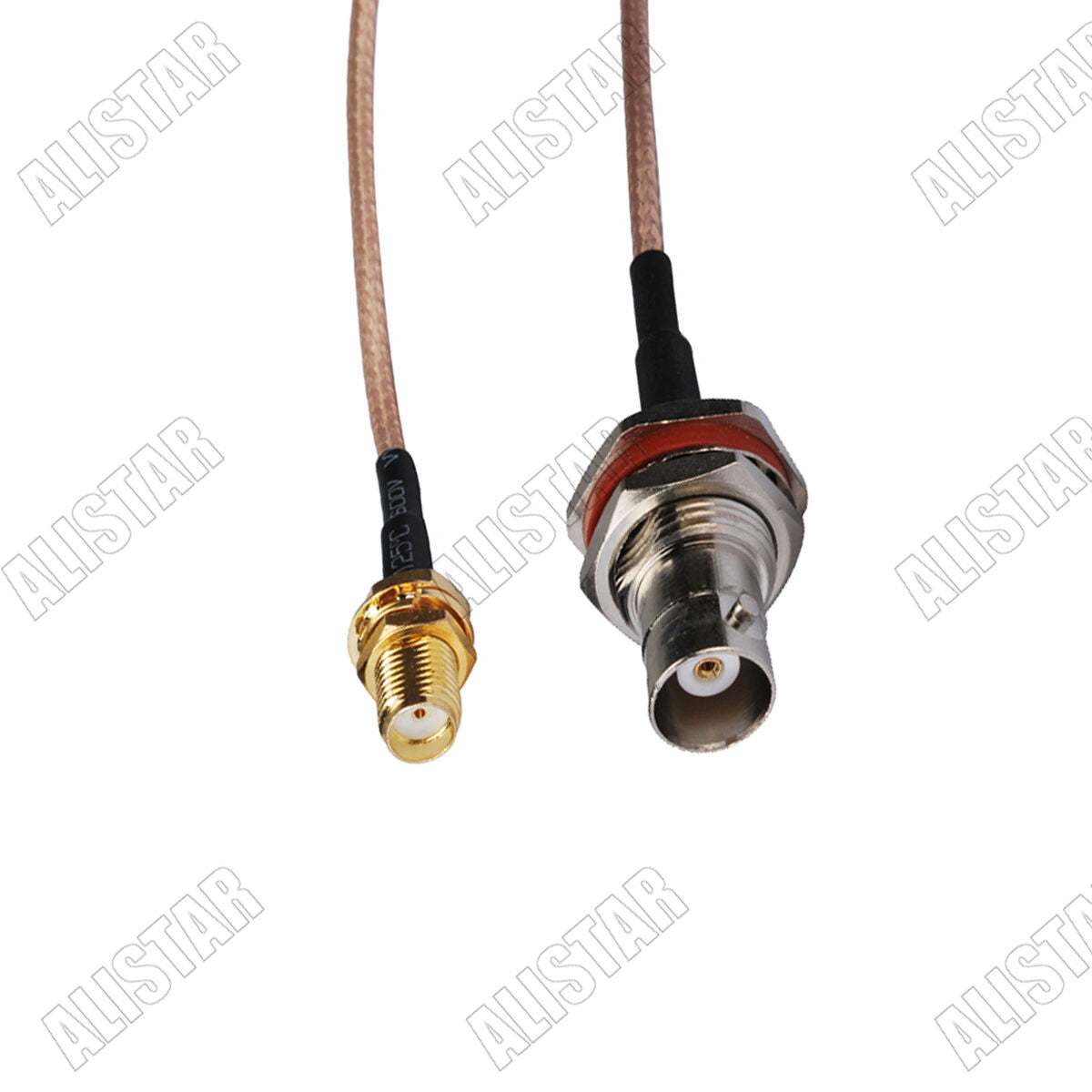 RG316 80cm BNC Female Jack Bulkhead O-Ring to SMA Female RF Pigtail Jumper Cable